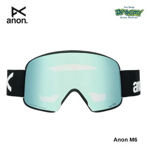 25-26 ANON アノン M6 3054610Z53 Black/Perceive Variable Blue ローブリッジフィット ボーナスレンズ/MFIフェイスマスク付属 スノーゴーグル 正規品