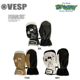 VESP べスプ PEANUTS COLLABORATION PRINT MITTEN SNMG1018 ミトン コラボレーションモデル 22-23 正規品