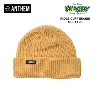 ANTHEM AZ RIDGE CUFF BEANIE AN22KC0909 MUSTARD Xq r[j[ Xm[{[h 23-24f Ki