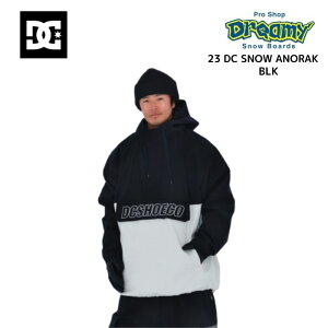 DC fB[V[ 23 DC SNOW ANORAK DJK233900 BLK WPbg Xm[{[hEFA 23-24f Ki