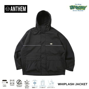 25-26 ANTHEM WHIPLASH JACKET AN255401 BLACK ���� ���t�g���z���_�[ IC �`�P�b�g�|�P�b�g ���j�Z�b�N�X �X�m�[�{�[�h�E�F�A �W���P�b�g ���K�i