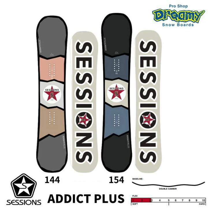 楽天市場】23-24 SESSIONS セッションズ ADDICT PLUS 138/144/148/151 