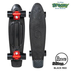 Penny ペニースケートボード 新色 22インチ クラシックスシリーズ BLACK RED 0PCL9-201 プラスティック素材 ウィール59mm Abec7 正規品