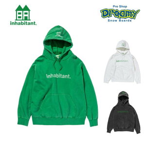 inhabitant �C���n�r�^���g Logo Hoodie ISM23KT10 �t�[�f�B�[ �R�b�g�� ���S 2023 �t ���K�i