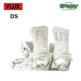24-25 FLUX フラックス DS バインディング WHITE S/M/L ジブ・グラトリ/パーク/パウダー/オールラウンド スノーボード 2025モデル 正規品