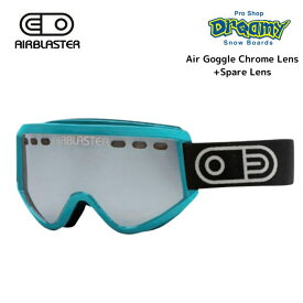 23-24 AIRBLASTER エアーブラスター AB24G_003-BGA Air Goggle Chrome Lens+Spare Lens Bluebird Gloss スノーゴーグル スノーボード 2024モデル 正規品
