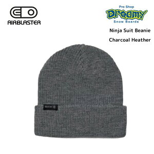 23-24 AIRBLASTER �G�A�[�u���X�^�[ AB24BEA-15 Ninja Suit Beanie Charcoal Heather �r�[�j�[ �X�m�[�{�[�h 2024���f�� ���K�i