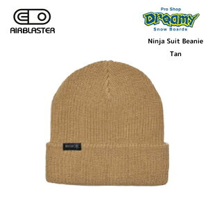 23-24 AIRBLASTER GA[uX^[ AB24BEA-15 Ninja Suit Beanie Tan r[j[ Xm[{[h 2024f Ki