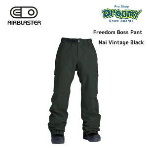 23-24 AIRBLASTER GA[uX^[ AB24MP4_135 Freedom Boss Pant Nai Vintage Black pc Xm[EFA Xm[{[h 2024f Ki