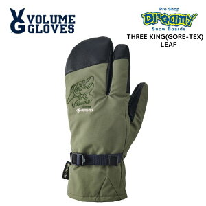VOLUME GLOVES {[O[u THREE KING(GORE-TEX) TK09G01 LEAF Xm[O[u 23-24f Ki