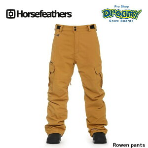23-24 Horsefeathers z[XtFU[Y HF23ROWEyel Rowen pants Xm[EFA pc spruce yellow Ki
