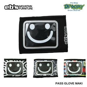 24-25 eb's エビス PASS GLOVE MAKI パス グローブマキ 4400610 パスケース 伸縮素材 グローブ装着タイプ 正規品