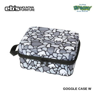 25-26 eb's GrX GOGGLE CASE W S[OP[X W 4500365 KUMAFLAGE W21×H12×D16cm Ki
