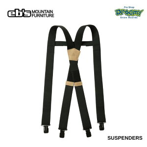 25-26 eb's GrX SUSPENDERS TXy_[ 4500823 BLACK `FXgXgbv ꗎh~ Ki