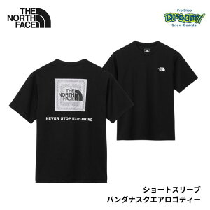 THE NORTH FACE �m�[�X�t�F�[�X �V���[�g�X���[�u�o���_�i�X�N�G�A���S�e�B�[ NT32446 �u���b�N2�EK2 �����Y T�V���c ������ ���S ���K�i