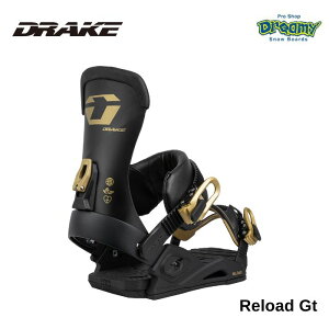 25-26 DRAKE ドレイク Reload Gt BLACK プレミアムMFCストラップ フリースタイル グラトリ 中川智貴 バインディング スノーボード 正規品