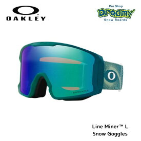 OAKLEY オークリー Line Miner? L Snow Goggles 7070E701 スノーゴーグル Prizm Snow Argon Iridium/Navy 23-24モデル 正規品