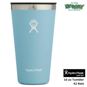 Hydro Flask ハイドロフラスク 16 oz Tumbler #5089062 42 Rain 473ml ステンレス タンブラー 真空断熱構造 パウダーコーティング アウトドア マイカップ