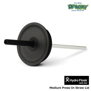 Hydro Flask nChtXN Medium Press-In Straw Lid #5089302 Black Xg[bh Xg[Lbv ւW XeX^u[ 8900690032201 Ki