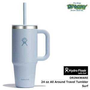 Hydro Flask 24 oz All Around Travel Tumbler #890192 Surf 709ml �X�e�����X�^���u���[ �^��f�M�\�� �X�g���[ �}�C�{�g�� �n�C�h���t���X�N ���K�i