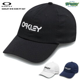 OAKLEY オークリー OAKLEY B1B ICON FF HAT FOS900493 キャップ フィックスドフィット 6パネル カーブバイザー 頭囲：58cm ポリエステル素材 ロゴ 刺繍 正規品