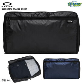 OAKLEY オークリー ESSENTIAL TRAVEL BAG M FOS900693 トラベルバッグ 14L サイドメッシュ 小物ポケット ハンドル付き 衣類収納 ポリエステル素材 ロゴ 正規品