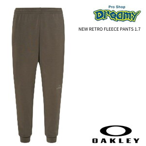 OAKLEY I[N[ NEW RETRO FLEECE PANTS 1.7 W[W g[i[ FOA406972 (22H) SHADOW/BLACK