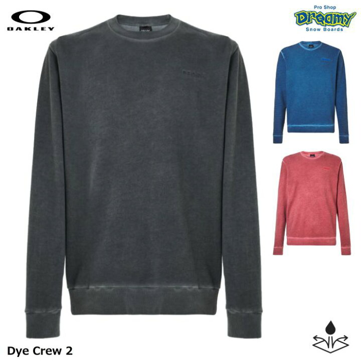 楽天市場】OAKLEY オークリー Dye Crew 2 FOA403228 スウェット 耐久性 