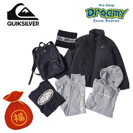 即納★QUIKSILVER 2024 HAPPYBAG QZ5359105 ハッピーバッグ メンズ クイックシルバー ジャケット 6点セット 福袋 おしゃれ