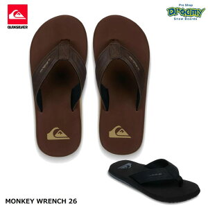 QUIKSILVER MONKEY WRENCH 26 EQYL100078 �T���_�� 25-28cm �g���O ���B�[�K�����U�[ ���S����A�E�g�\�[�� ���^�t�b�g�x�b�h �r�[�T���N�C�b�N�V���o�[ ���K�i