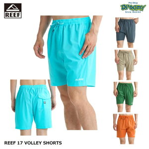 REEF 17 VOLLEY SHORTS EBS261018 �{�[�h�V���[�c ���f�Ή� 4WAY�X�g���b�` UV�J�b�g �i�C�����f�� �T�C�h/�o�b�N�|�P�b�g �h�J ���S �������[�t ���K�i