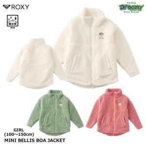ROXY MINI BELLIS BOA JACKET TJK254081 LbY {AWPbg 100-150cm  WbvAbv _ut@Xi[  EhtH S LV[ Ki