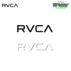 RVCA ステッカー THERMAL DIE CUT STICKER ロゴ ダイカット R00S04 BLK WHT ルーカ 正規品