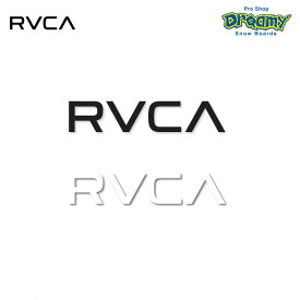 RVCA ステッカー THERMAL DIE CUT STICKER ロゴ ダイカット R00S05 BLK WHT ルーカ 正規品