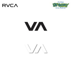 RVCA ステッカー THERMAL DIE CUT STICKER ロゴ ダイカット R00S06 BLK WHT ルーカ 正規品