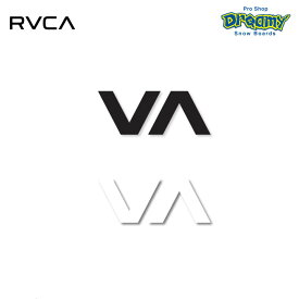 RVCA ステッカー THERMAL DIE CUT STICKER ロゴ ダイカット R00S08 BLK WHT ルーカ 正規品