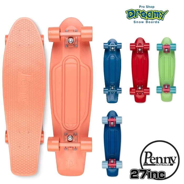 Penny ペニースケートボード 1NST1 1NCL8 新色 27インチ 特殊プラスティック ウィール59mm Abec7 STEEL 正規品