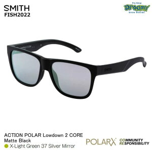 SMITH X~X ACTION POLAR Lowdown2 CORE 207700500 [_Ec[RA Matte Black X-Light Green 37 Silver Mirror Ό RAf ނ tBbVO Ki