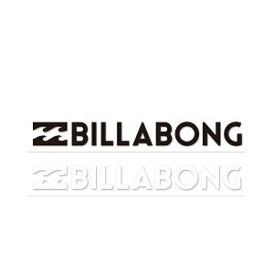 BILLABONG W220mm XebJ[ STICKERS JbeBO B00S11 BLK WHT S Ki