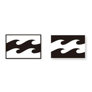 BILLABONG W95mm vgXebJ[ STICKERS vg^Cv B00S05 BLK WHT S Ki