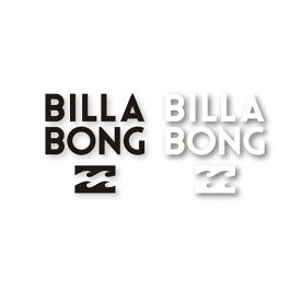 BILLABONG W100mm ステッカー STICKERS カッティング B00S15 BLK WHT ロゴ 正規品