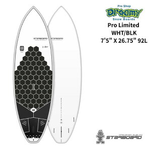 STARBOARD X^[{[h Pro Limited Series WHT/BLK 7'5" X 26.75" v ~ebh X^hAbv{[h n[hTbv T[tB SUP