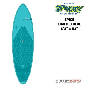 STARBOARD X^[{[h SPICE LIMITED 8'8" X 32" XpCX ~ebh BLUE n[h{[h SUP Tbv T[t