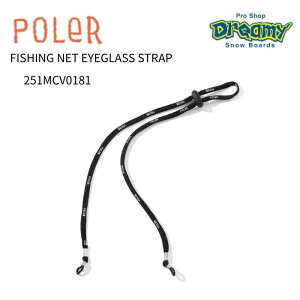 POLER �|�[���[ FISHING NET EYEGLASS STRAP 251mcv0181blk