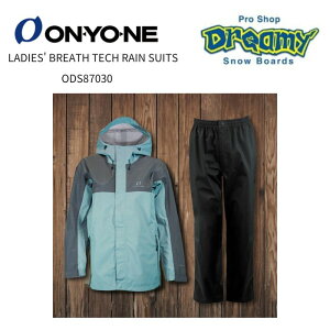 ONYONE �I�����l LADIES' BREATH TECH RAIN SUITS ODS87030 ���^���L�u���[/�X���[�L�[�O���[ �u���X�e�b�N ���C���R�[�g �ϐ��� ���K�i