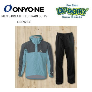 ONYONE �I�����l MEN'S BREATH TECH RAIN SUITS ODS97030 ���^���L�u���[/�X���[�L�[�O���[ ���C���R�[�g ���C���X�[�c �A�E�g�h�A �y�� �ʋC�� ���K�i