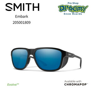 SMITH �X�~�X Embark 205001809 Matte Black �T���O���X �t���b�v�X�^�C�� �΋������Y �����R�[�e�B���O �m�[�Y���o�[�t�� �T�C�h�V�[���h�Ή����f�� �A�E�g�h�A ���K�i