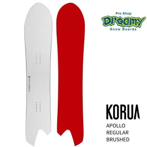 KORUA �R���A APOLLO REGULAR BRUSHED 157/162 �t���[�g�L�����o�[ ���M�����X�^���X���C�_�[�p �X�m�[�{�[�h �� ���K�i