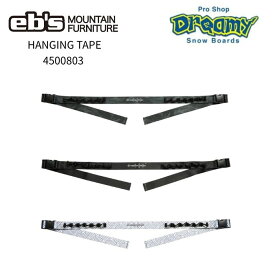 eb's エビス HANGING TAPE 4500803 ハンギング テープ 2本セット 車載用バンド 簡単装着 ループ付き 耐荷重約10kg 車内収納 スノーボード サーフボード 正規品