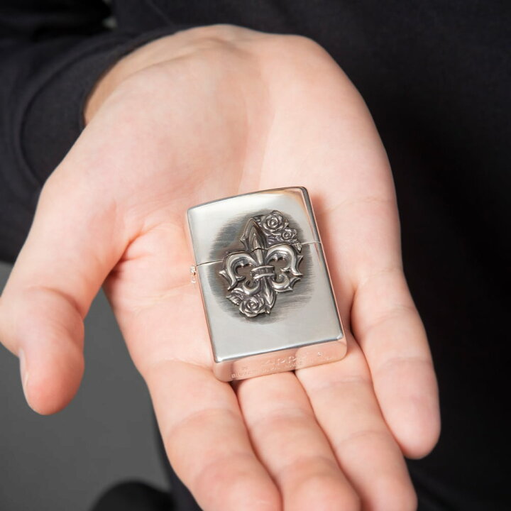 楽天市場】【ZIPPO CUSTOM】フルールドリスジッポーライターACEX0037 